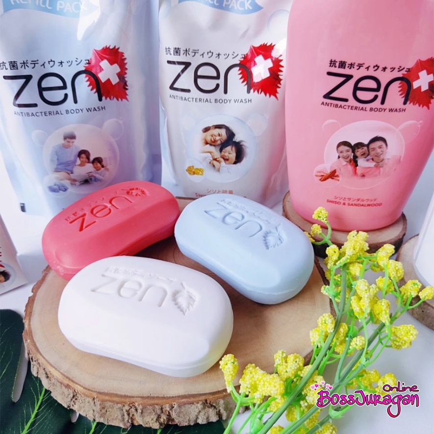 (BOSS) ZEN Body Wash (Sabun Cair Refill) 400/450ML - Sabun Mandi Cair