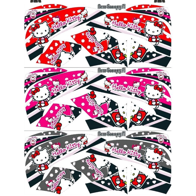 Striping Scoopy 2017 2018 2019 2020 Fi Variasi Stiker Sticker Skotlet Motor Scotlite