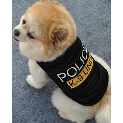 Promo Baju Anjing Kucing Polisi Police K9 Unit Hitam