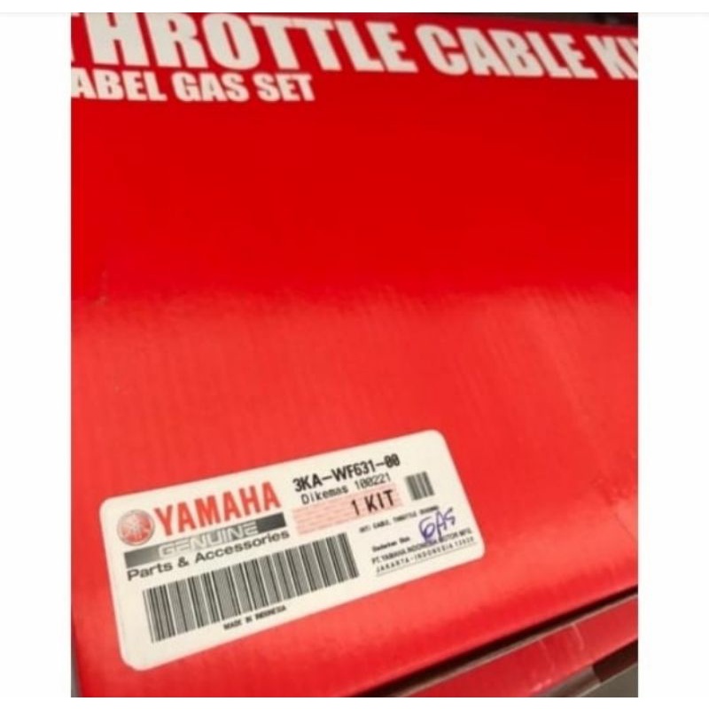 KABEL GAS RXK LAM , RXK NEW , RX KING ORI 100% YGP YAMAHA JAPAN 3KA