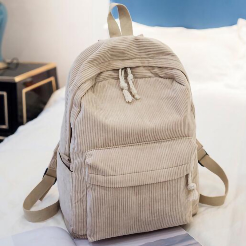 YOOHUI BB015 Tas Ransel Wanita Ransel Korea Backpack Min Tao Bag Fashion Ulzzang Korea Tas Min Tao Bag Sekolah Tas Ransel Anak Sekolah Karakter Perempuan Tas Karakter Polos Ransel Tas Ransel Olahraga-BB015-Dril