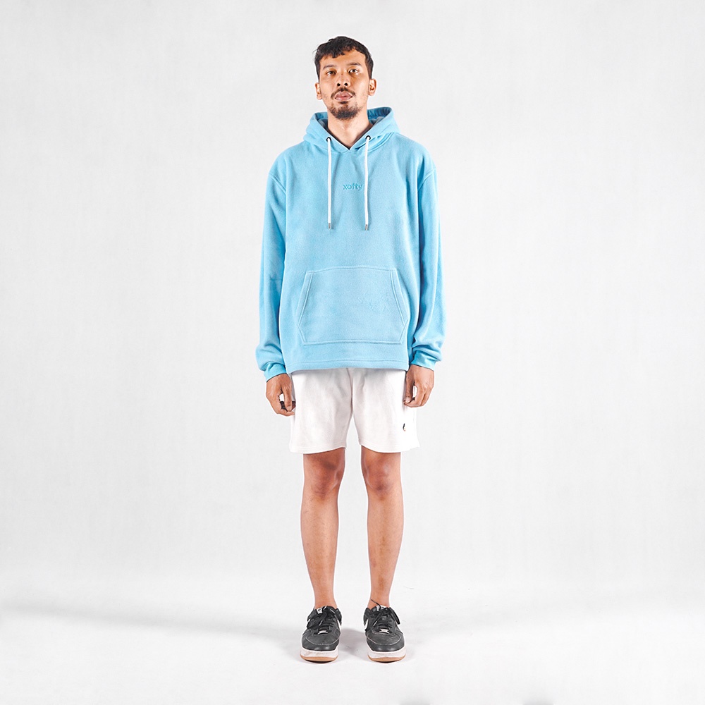 Xofty Valtari Polar Hoodie Sweater Blue Sky