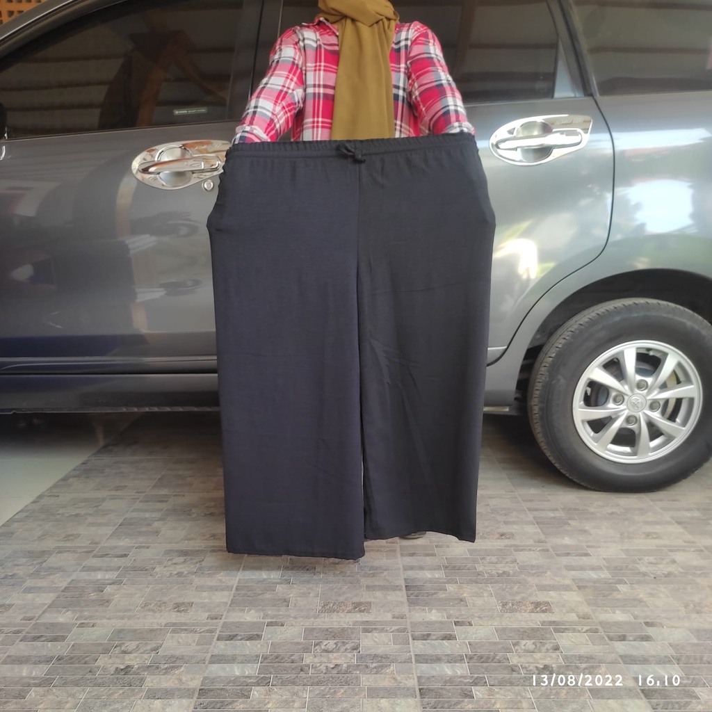 celana krinkel kulot panjang wanita casual airflow premium celana panjang casual XXL
