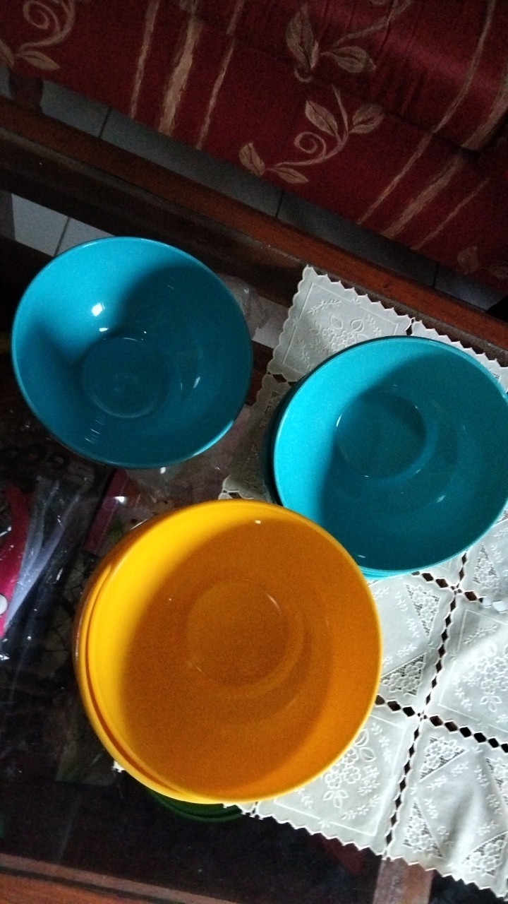 Mangkok Bulat L Piring Kotak & Mangkok Kotak Gelombang Hoya