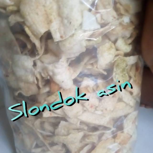 

Slondok rasa original, rasa asin daun jeruk, rasa pedas