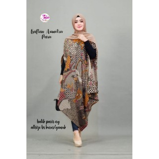 Kaftan Paris Asimetris Dress Batik Abstrak Original Batik ...