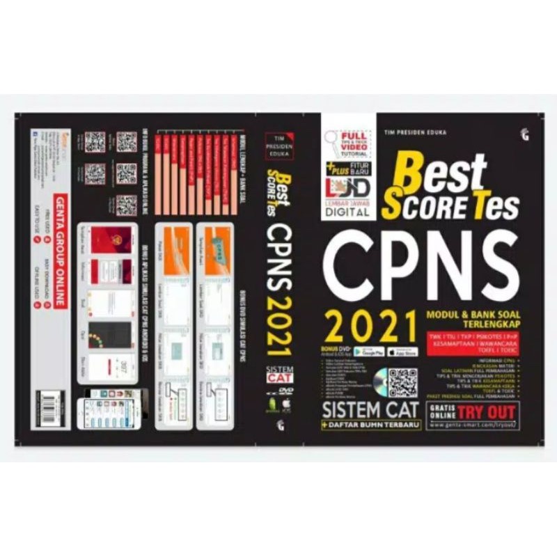 Buku Best Score Tes CPNS 2021+CD
