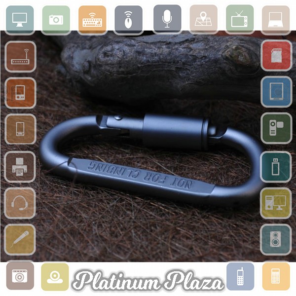 LIXADA Quickdraw Carabiner Gantungan Tas Aluminium - AT7600 - Silver`6AH2SE-