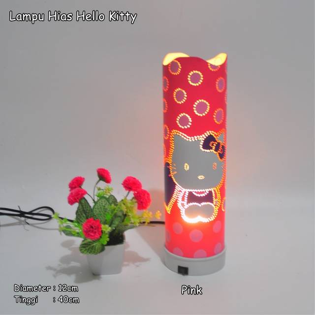 Lampu Hias Kamar Tidur Anak Motif Hello Kitty