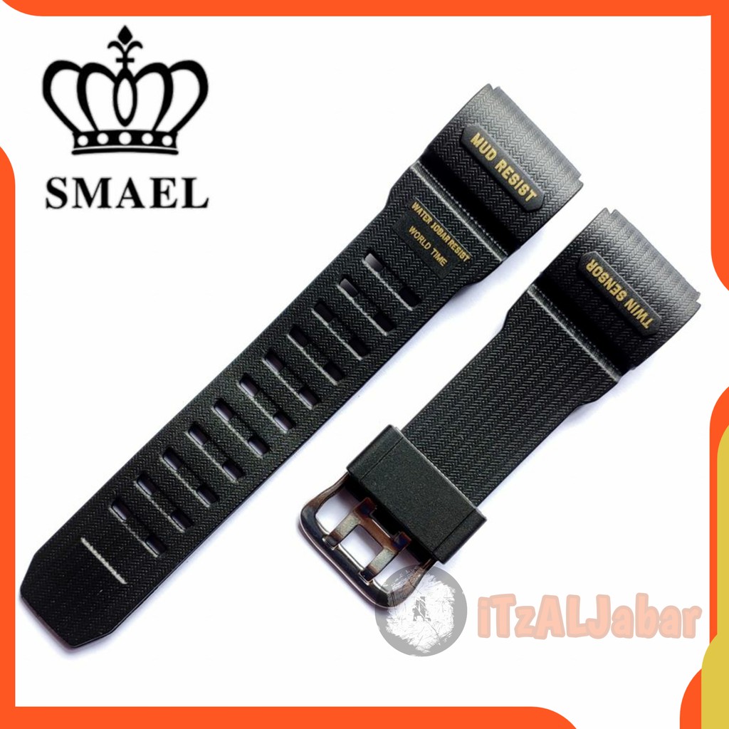 Tali jam tangan SMAEL 8010 rubber strap Original oem