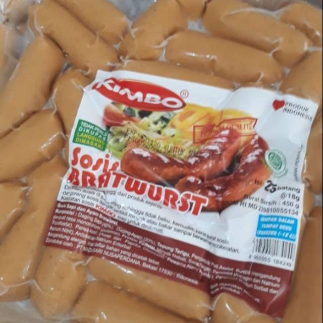 

Sosis mini bratwurst(cocktail) 25s KIMBO