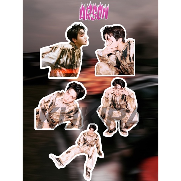 STICKER JHOPE BANGTAN JACK IN THE BOX ARSON