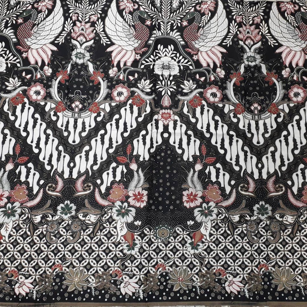 Kain batik solo parang bunga