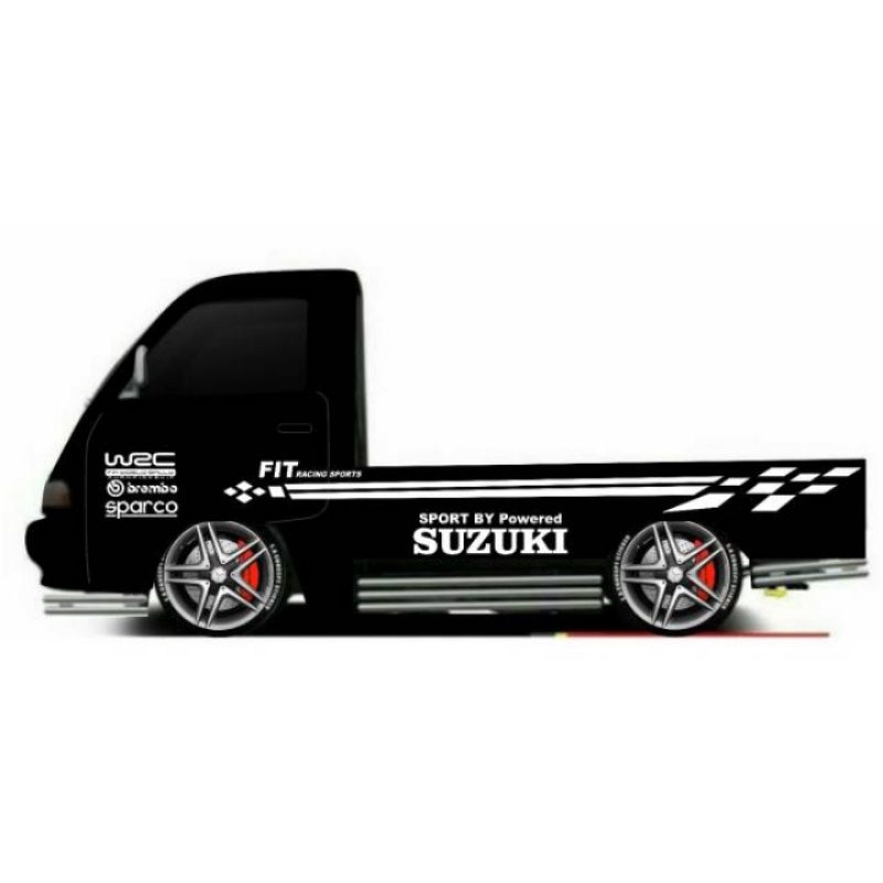 cutting sticker mobil pick up