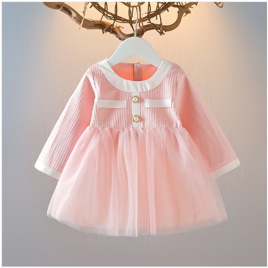 Dress anak IMPORT fashion baby korean style import anak perempuan DRESS TUTU ROK BLING 2 MUTIARA