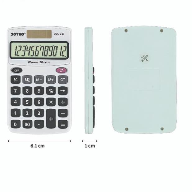 

Best - Calculator Kalkulator Joyko CC-43 12 Digits 케