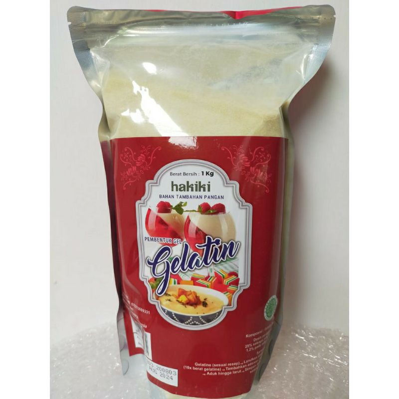 

gelatin Hakiki halal MUI 50gr - repack