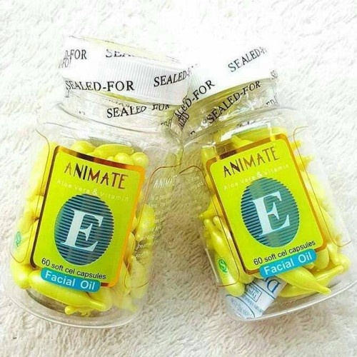 Animate Serum Wajah Vitamin E - isi 60 Kapsul