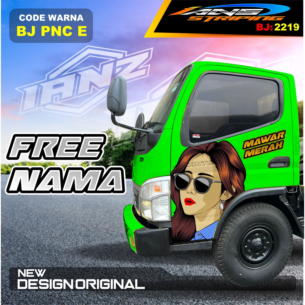 STICKER DECAL PINTU TRUK FUSO RAGASA / DECAL PINTU DUMTRUK  / STIKER MOBIL TRUK / STIKER PINTU TRUK KEREN