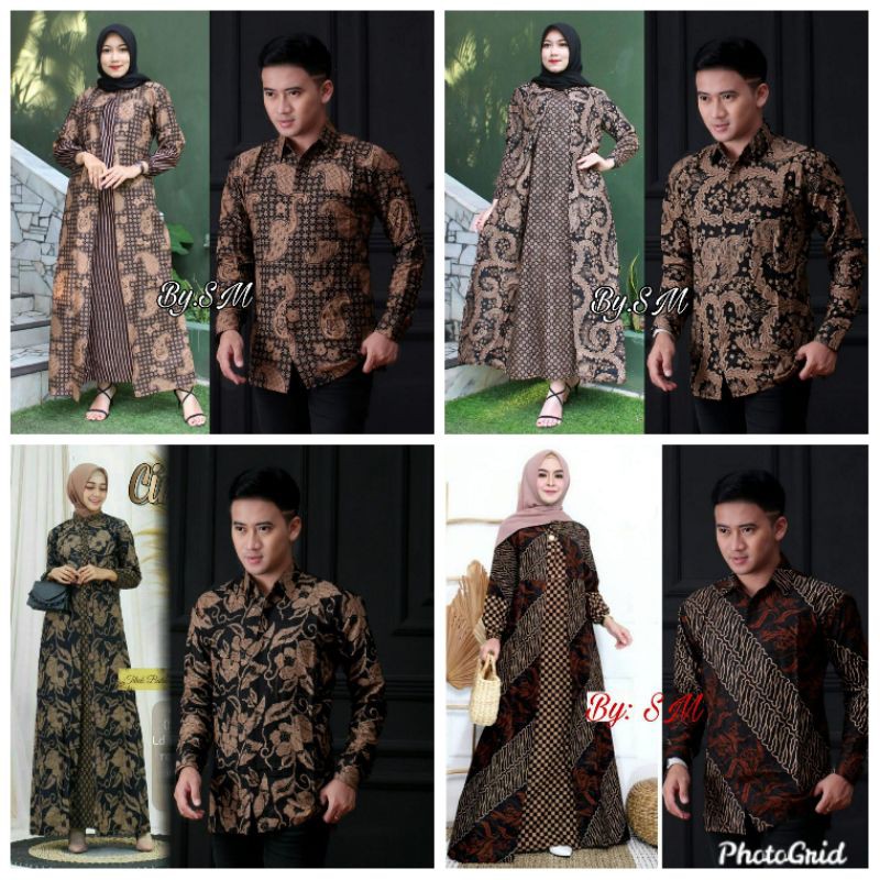 couple gamis lawasan sogan