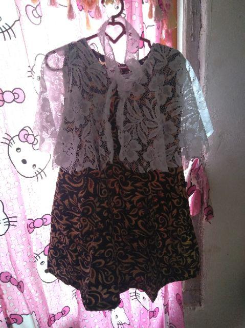(bisa Bayar Ditempat) Dresa Adelia Batik Kids / Dress Anak Kekinian