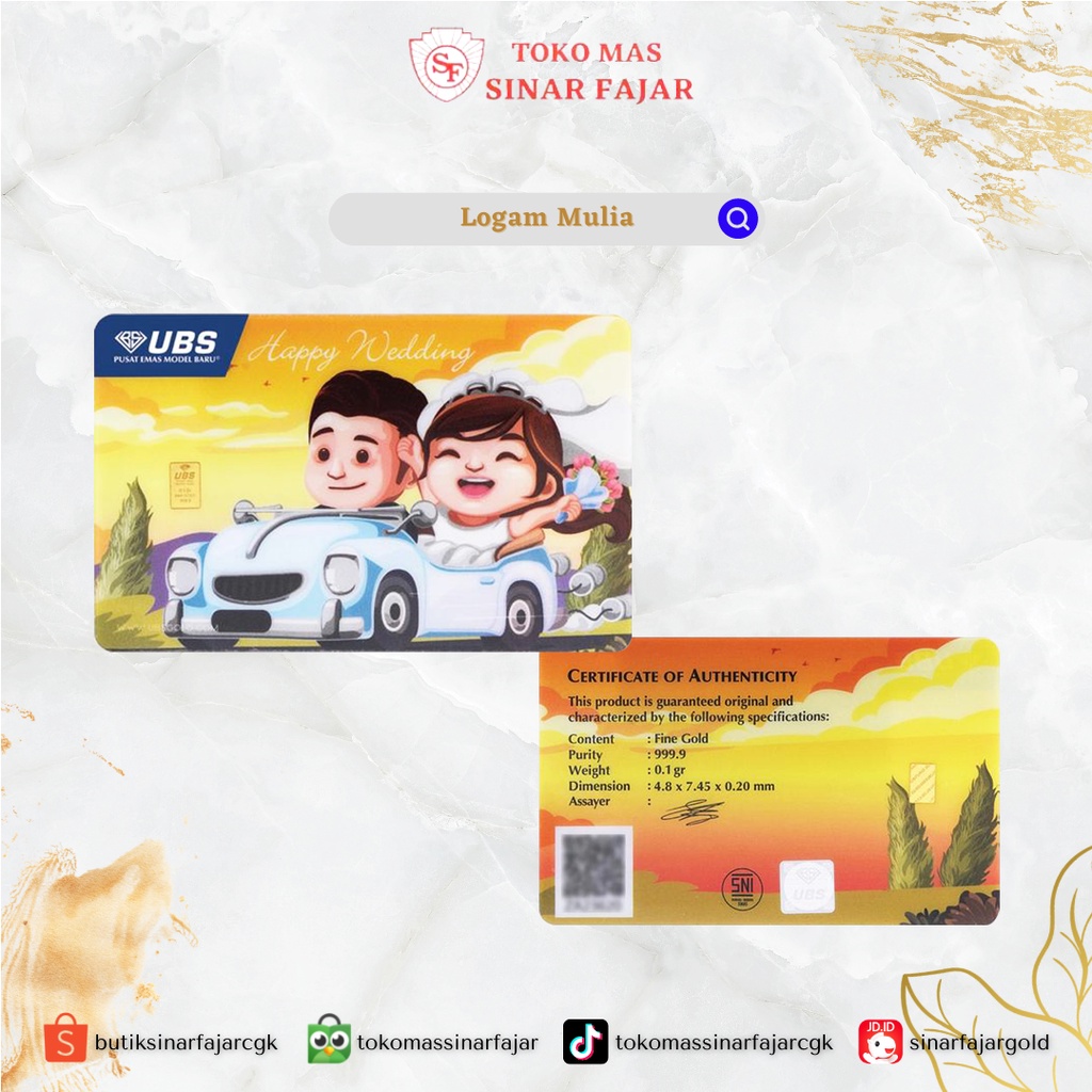 LM UBS EDISI HAPPY WEDDING 0.10 GR