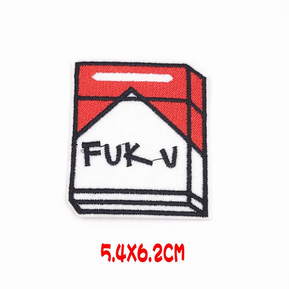 Patch Rokok / Fuk u / Iron on Patches