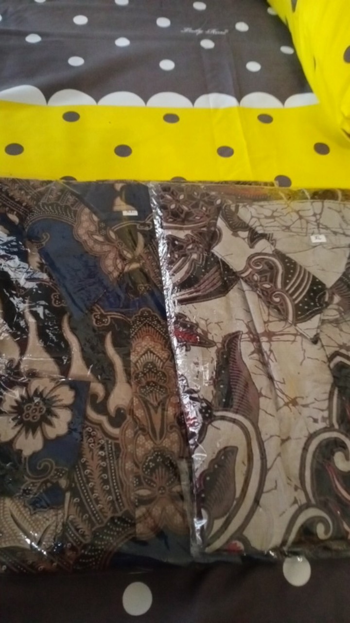 Baju Batik Pria Slimfit Big Size M L Xl Xxl Atasan Kemeja Batik Lengan Panjang Original