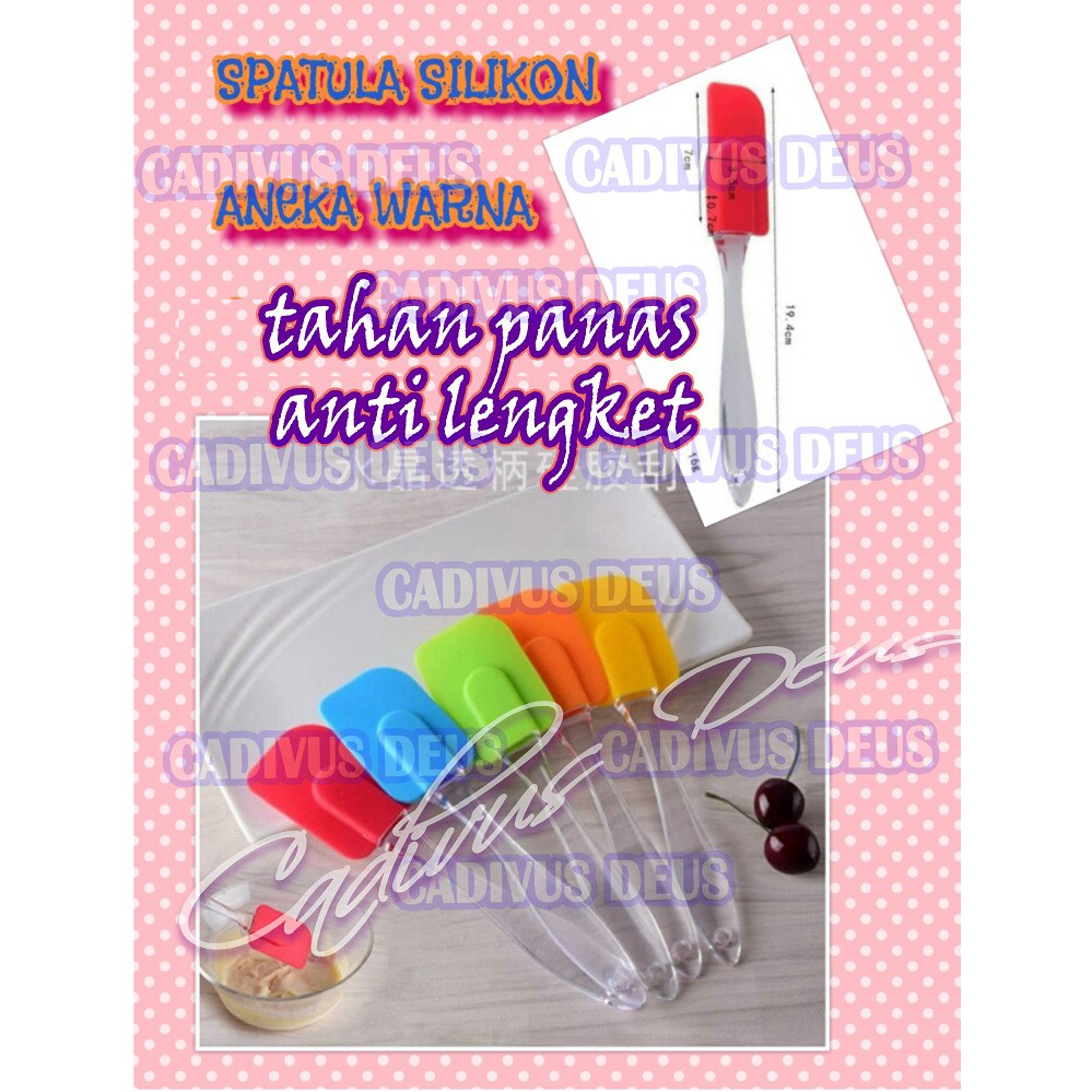 SPATULA - TAHAN PANAS - ANTI LENGKET - 18 x 3cm