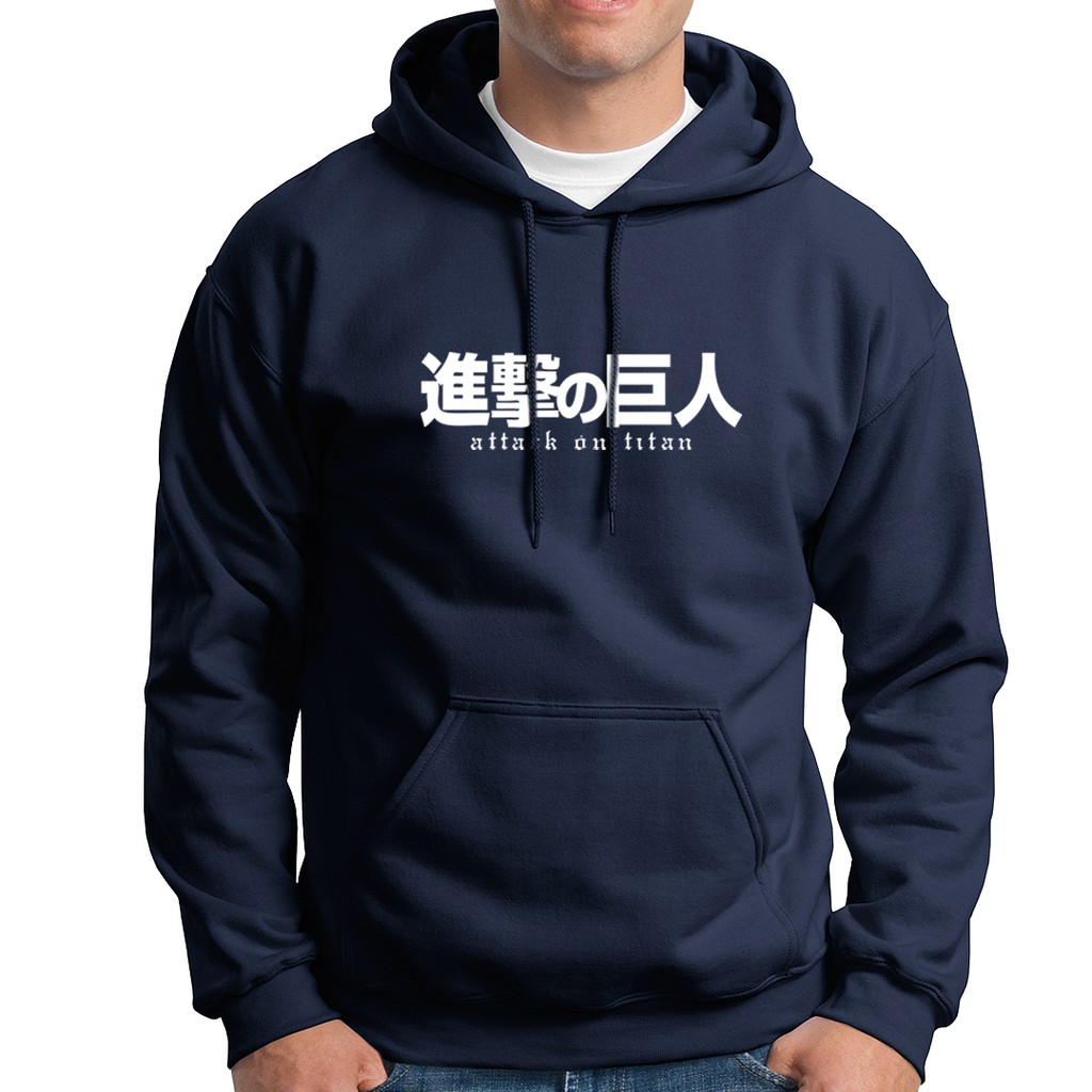 hoodie attack on titan S M L XL XXL XXXL XXXXL banyak warna jaket aot jaket wibu jaket anime