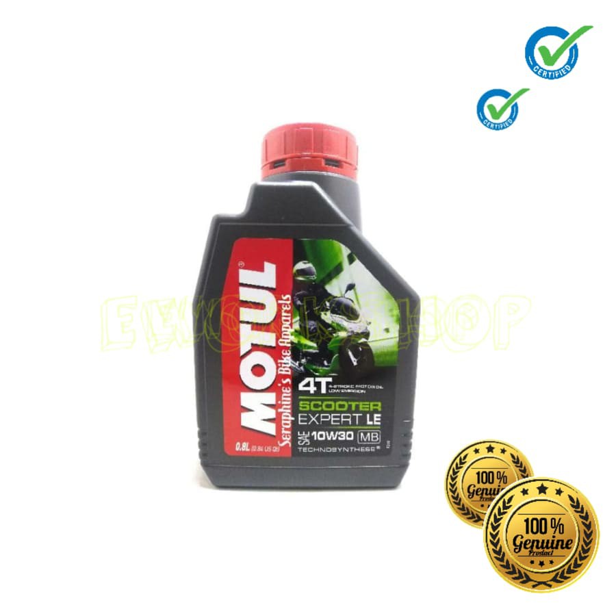 OLI MOTUL MATIC SCOOTER EXPERT LE 4T 10W40 0,8 L 100% Original Product