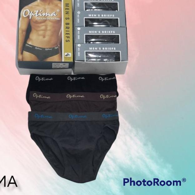 ◘ CD optima celana dalam pria 1kotak isi 3 pcs M L XL XXL ♀