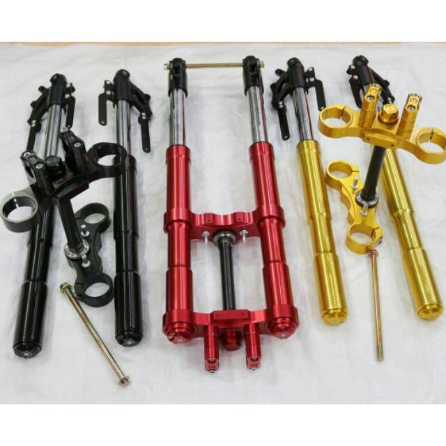 SHOCK USD UP SIDE DOWN PLUS STANG NUI CBR 150 k54 lokal Facelift CB 150 PNP TINGGAL PASANG