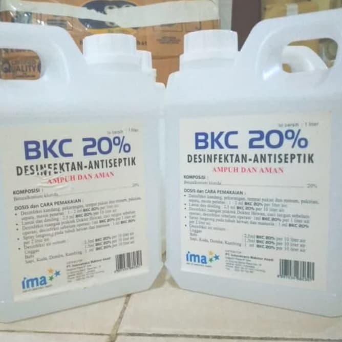 Disinfektan Bkc 20% Antiseptik Aman 10 Liter *