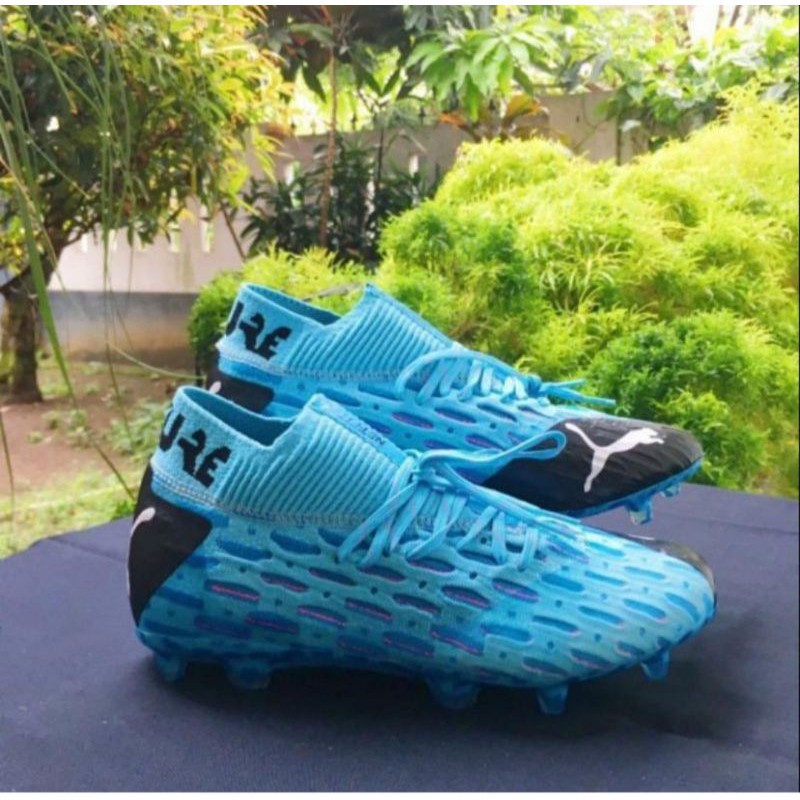 Sepatu Bola Puma Netfit Future 6.1 Rise Blue Pack FG