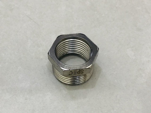 SPEC+ SP-1234-S 1/2” x 3/4” Vlok Ring / Overloop Ring / Adapter Stainless Kran Air Pipa