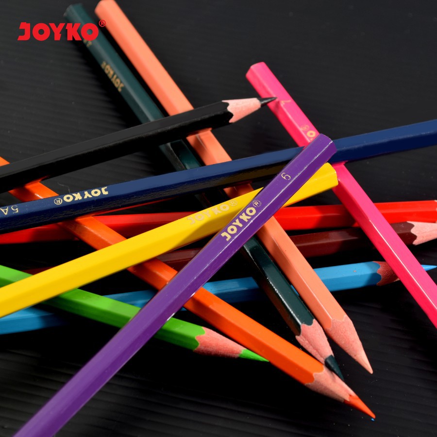 Pensil Warna - Joyko Color Pencil 12 Warna