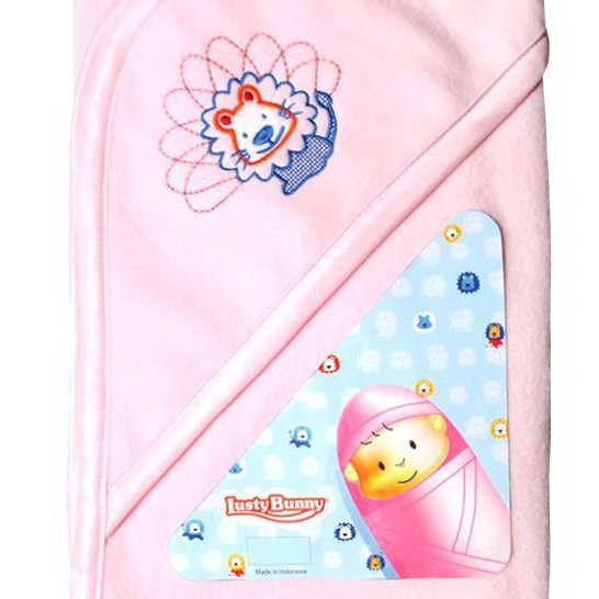 LUSTY BUNNY Baby Blanket BB-7382 | Selimut Bayi dengan Penutup Kepala