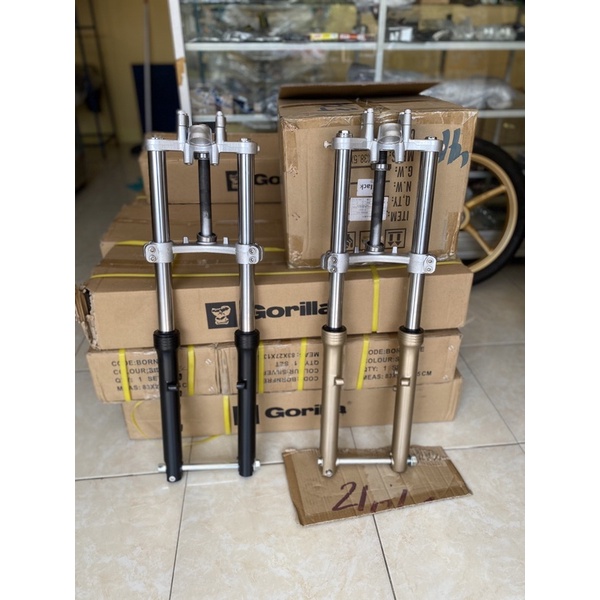 shock depan ninja gorilla /skok depan ninja r/rr T atas raiser pnp cb/gl/mp/tiger