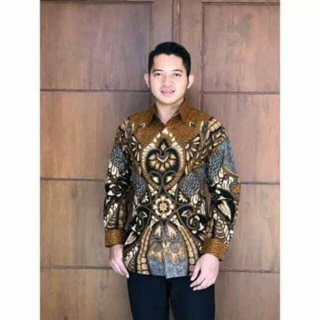 Eudor Kemeja Batik Pria Full Furing Katun Primisima Batik Solo Batik Pria Eksklusif Batik Modern