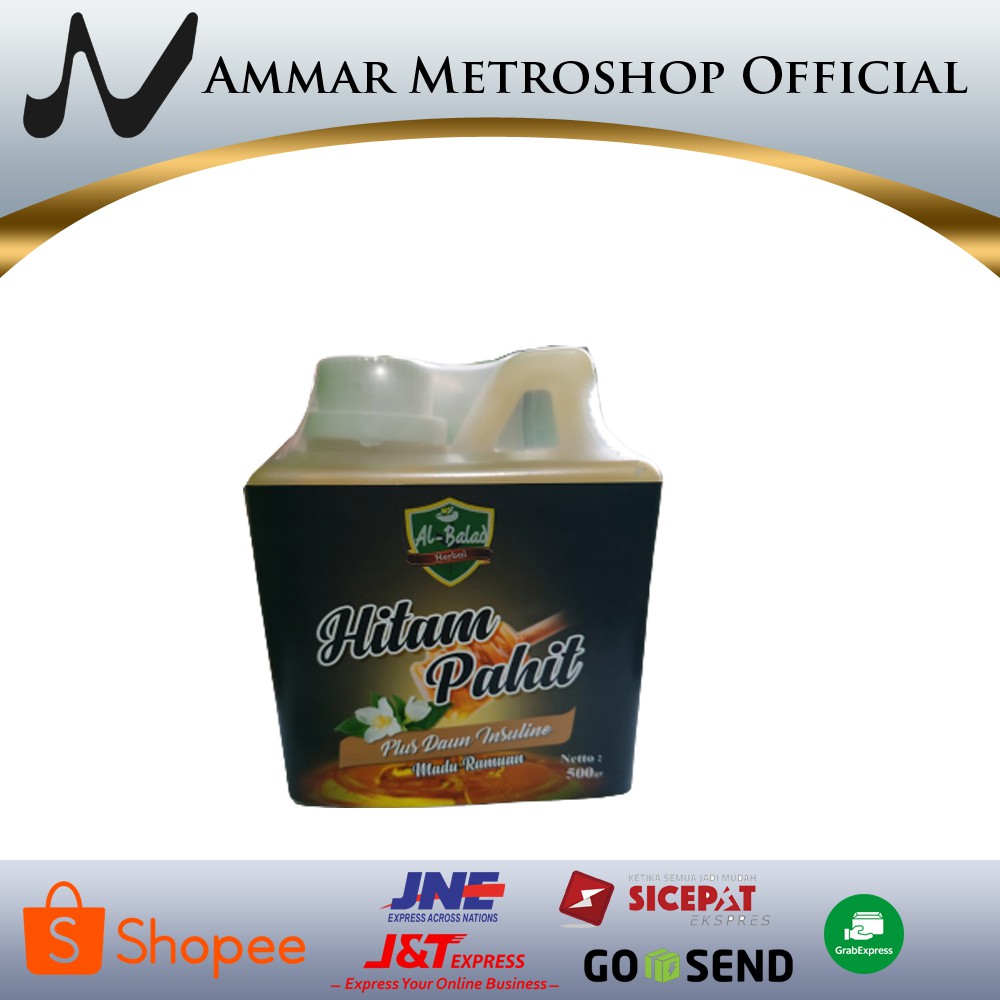 

Madu Hitam Super Pahit Al-Balad 500gr Plus Daun Insuline ( Suplemen Diabetes )