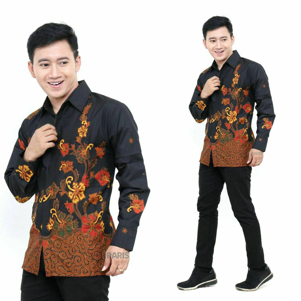 BAJU BATIK UNGGUL JAYA LENGAN PANJANG DEWASA BISA COD