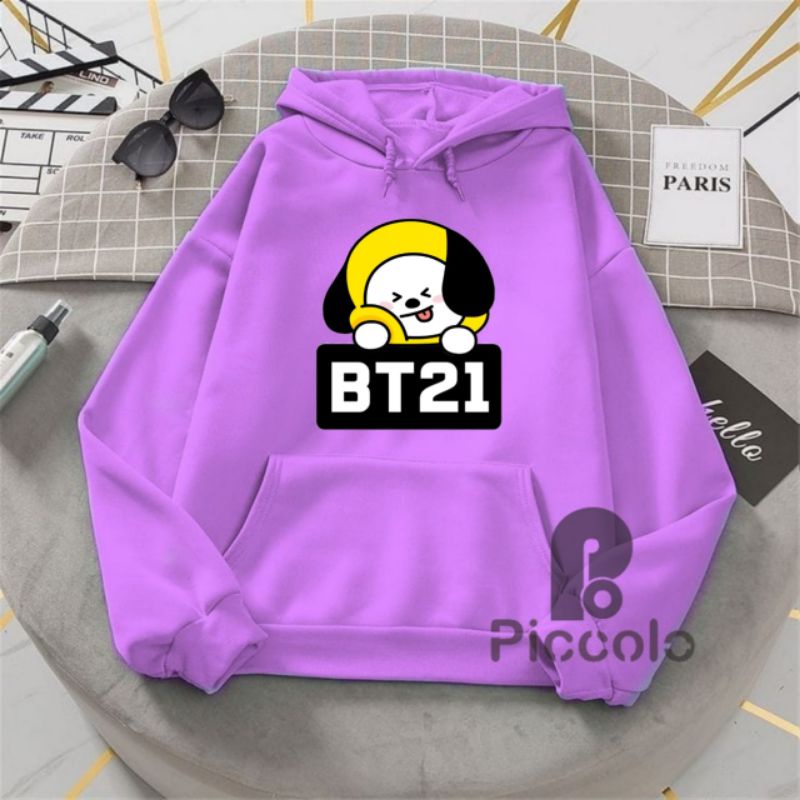 JAKET HOODIE ANAK PEREMPUAN BT21