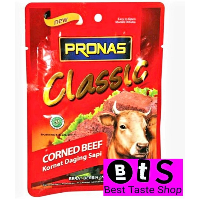 

Pronas Kornet Corned Beef 50gr Kornet daging sapi kaleng