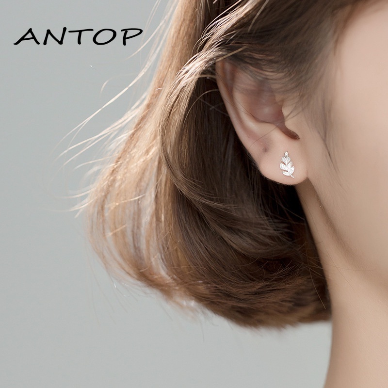 Anting Kecil Yang Indah Anting-anting Kecil Pemodelan Hewan Geometris Tanaman Yang Kreatif  ANTOP