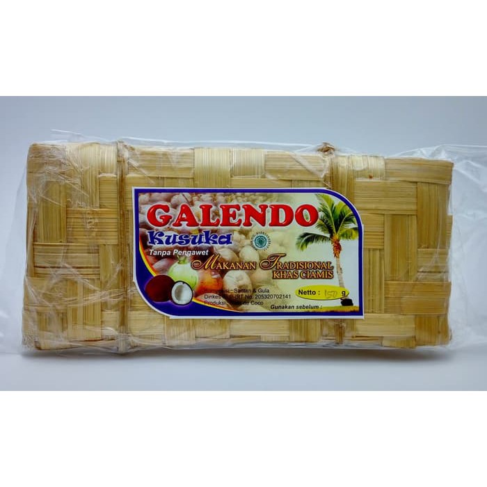 

[ Oleh-oleh khas Bandung ] Galendo padat kemasan bambu rasa ori 150gr