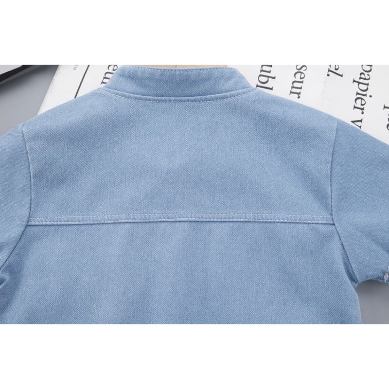 0-4TAHUN BAJU SETELAN JEANS ANAK LAKI-LAKI KUALITAS IMPORT / BAJU SETELAN BAYI LAKI-LAKI-3
