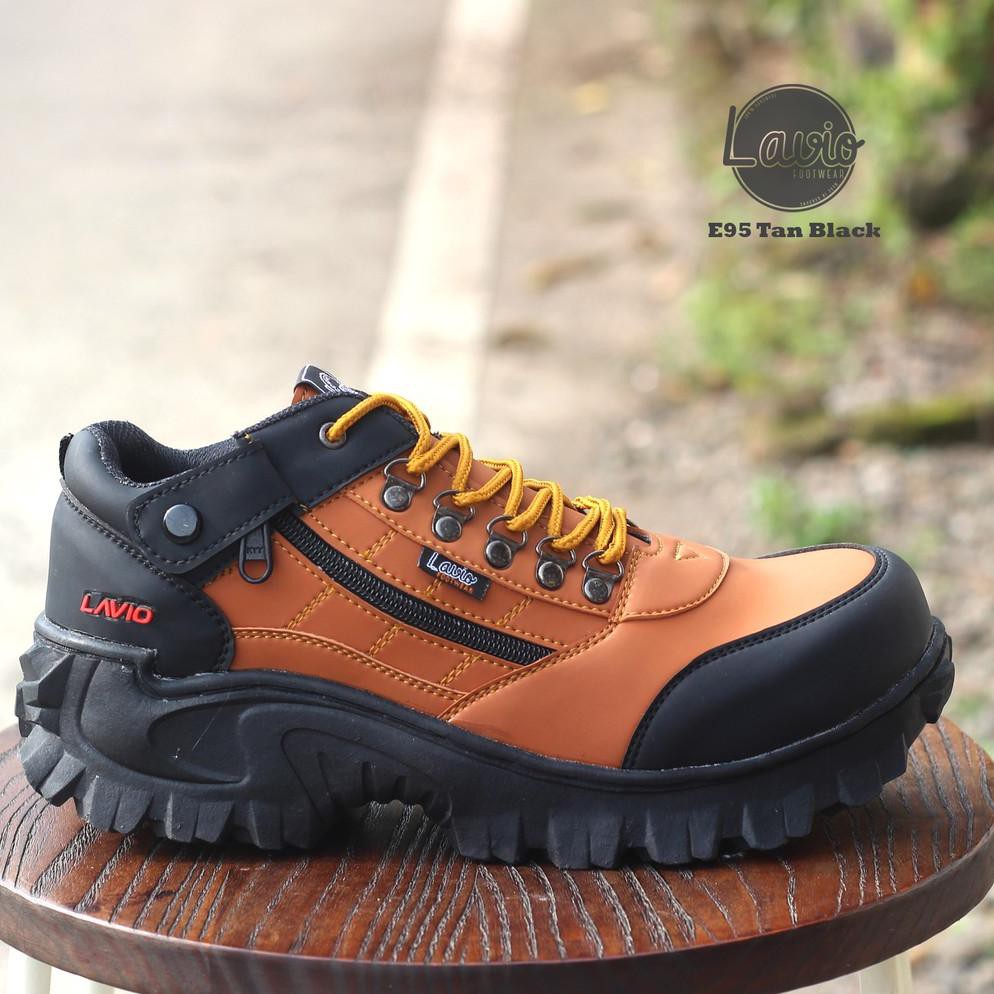  KODE Z863 SEPATU  PRIA BOOTS  SAFETY LOW PENDEK KERJA 