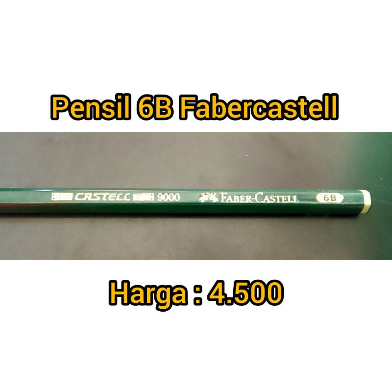 

Pensil 6B fabercastell