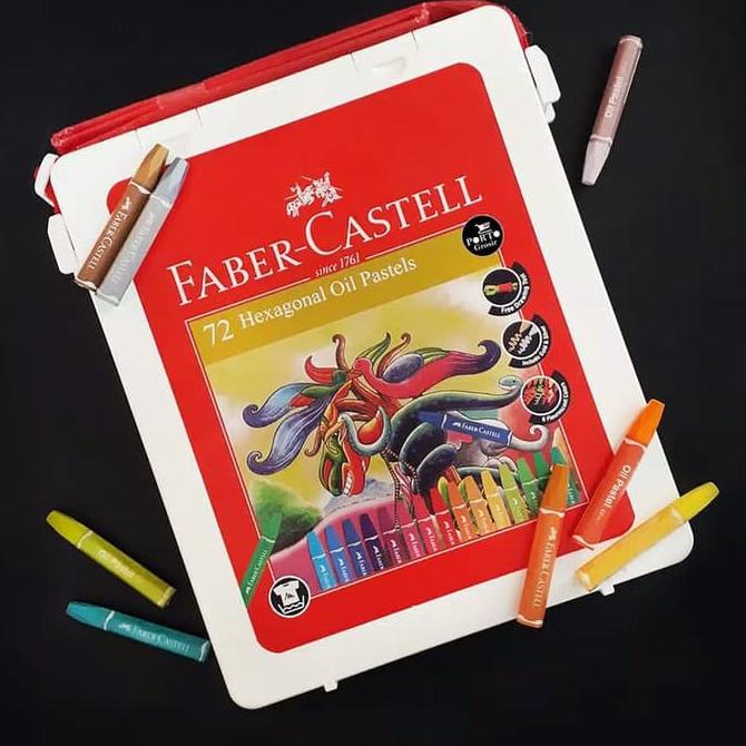 

ジ Crayon / Hexagonal Oil Pastel Faber Castell 72 Warna ㅩ